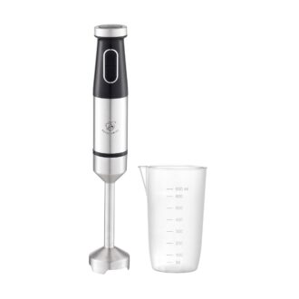 Mixeur Plongeant 1000W – Lames Inox, Vitesse Variable, Turbo & Gobelet 650ml Inclus