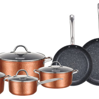 ENSEMBLE 10 Ustensiles de Cuisine – Matière Résistante, Poignées Ergonomiques & Design Moderne
