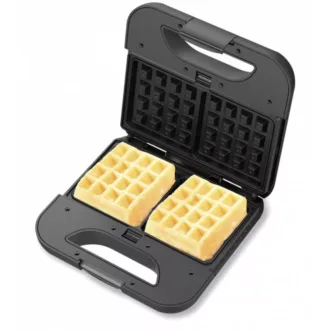 Gaufrier Croque-Monsieur Grill 3 en 1 Techwood 800W – Plaques Antiadhésives