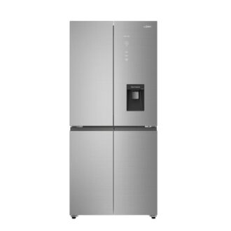 Réfrigérateur Side by Side Astech FSS579FD 476L – 4 Portes, Fontaine, Inverter, No Frost & Gris